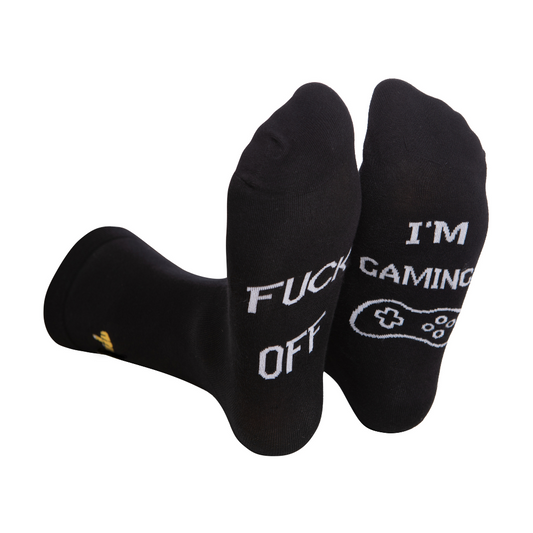 Rude Slogan Socks - I'm Gaming