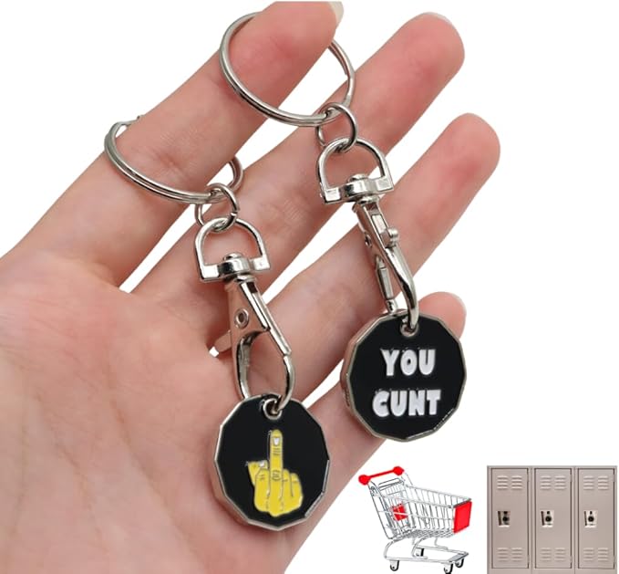 Funny Trolley Coins - Middle Finger Edition