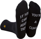 Rude Slogan Socks - If You Can Read This