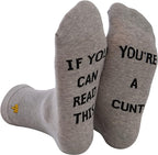 Rude Slogan Socks - If You Can Read This