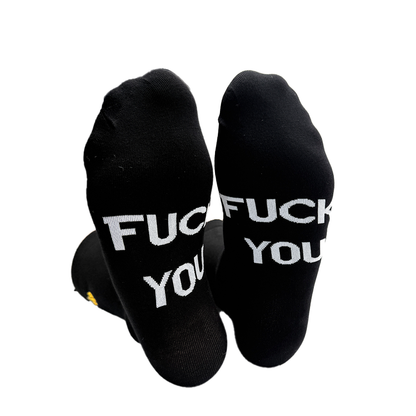 Rude Slogan Socks - Fuck You